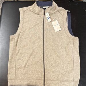 Tommy Bahama BRAND NEW W/ TAGS Dual-Tone Flipshore Full Zip Reversible Vest-  XL